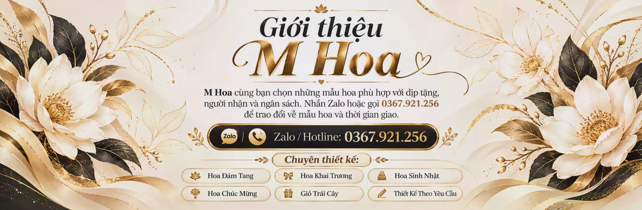Ảnh bìa Shop hoa tươi Hai Bà Trưng Hà Nội - Tư vấn mẫu hoa hợp ngân sách